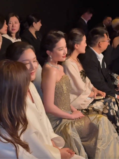 刘亦菲被踩到裙摆回应没事