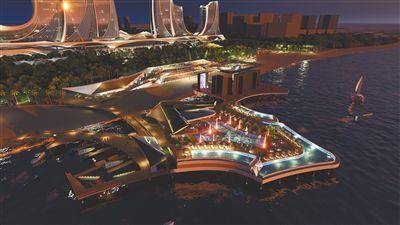 海南“三月三”东方主会场海上舞台全面竣工