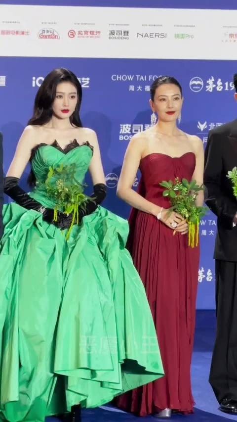 张天爱最新物料: 电影节红毯直拍