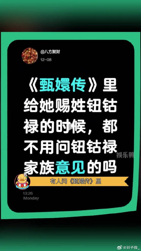 钮祜禄家：只有好处，零个坏处 电视剧 脑洞大开