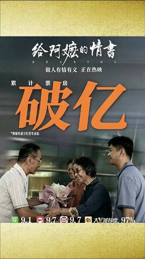 给阿嬷的情书票房破亿