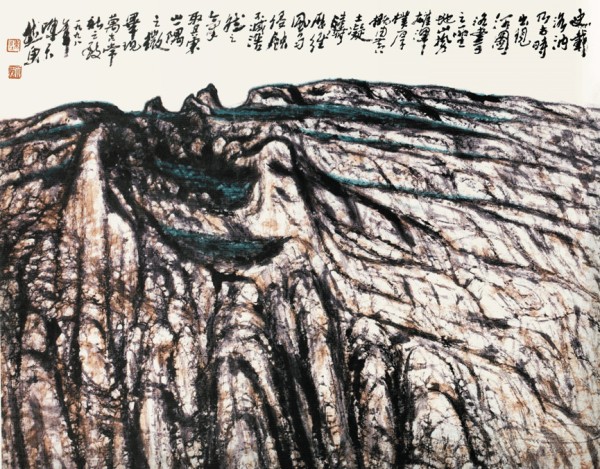 皴痕铸史,黄土传魂——陈天然《万古常新》的大地诗性与文明坚守