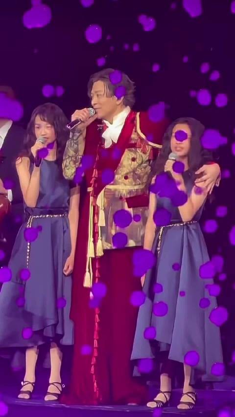陈晓东俩女儿近照