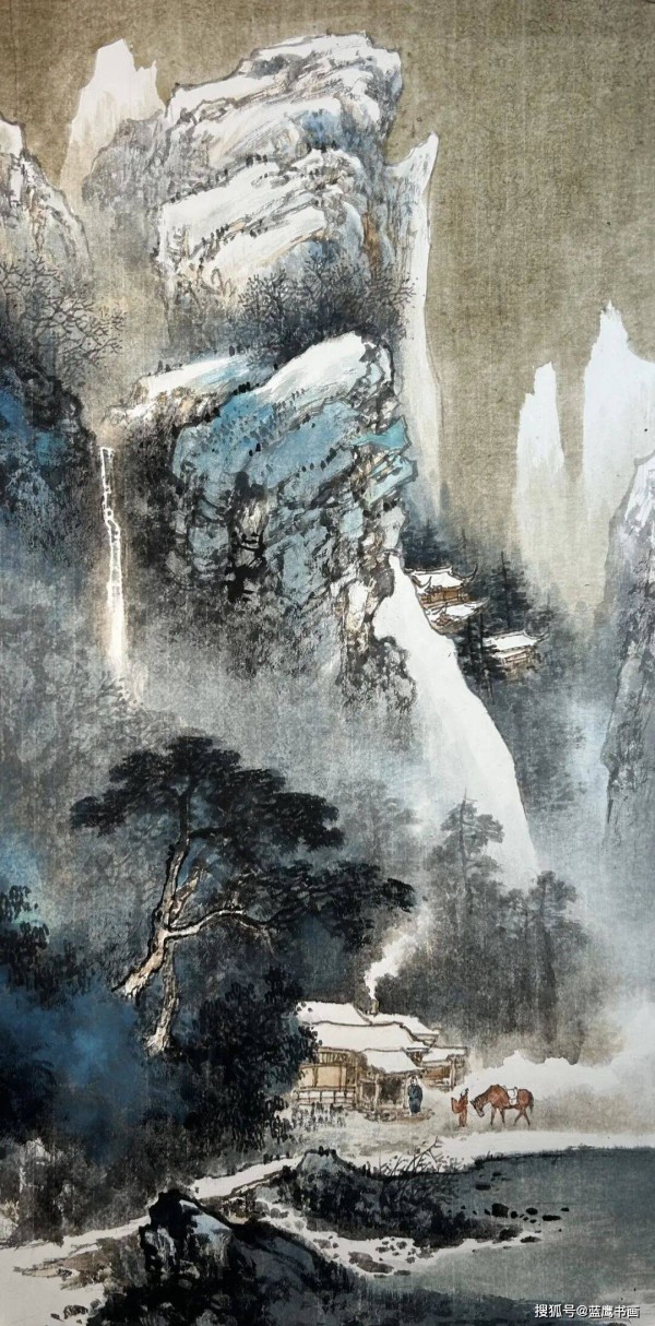 杨天佑山水六帧赏析: 彩毫漫绘山河意,素纸长留翰墨香