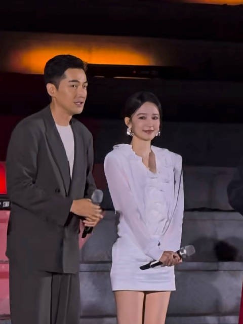 胡歌李沁亮相人间有味招商现场