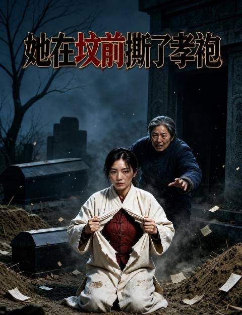 丈夫坟前撕孝袍甩遗书借条,她挖出村庄罪证复仇