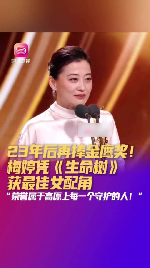梅婷凭《生命树》获第33届金鹰奖最佳女配角,时隔23年再捧奖