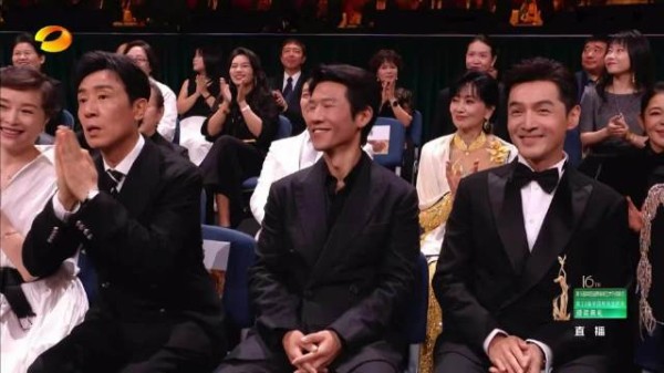 第十六届金鹰奖何炅马丽客汗大点兵在场的所有演员们