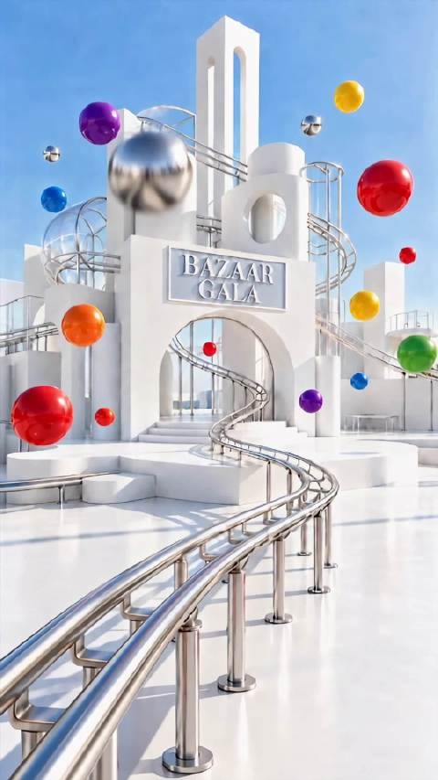 陈哲远在BAZAAR GALA乐园把问号玩成感叹号