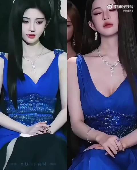 “鞠婧祎星光大赏犯困都有人仿妆模仿了,真的是好权威的一张脸… ”