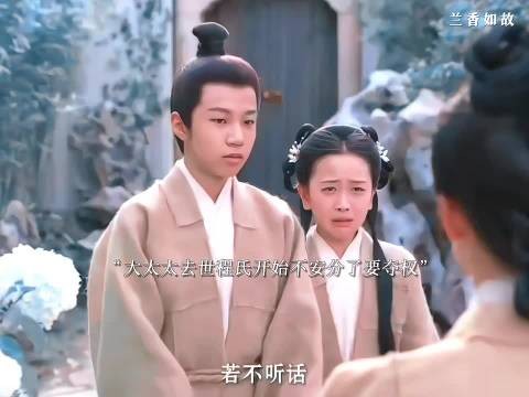 大太太去世,程氏开始不安分利用芝姐诬陷兰香