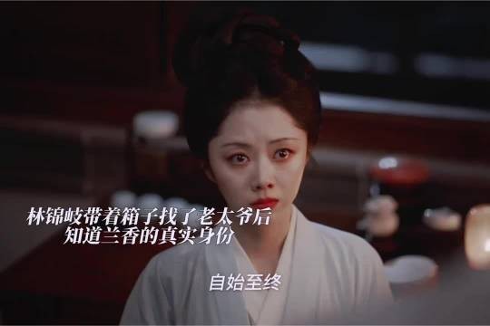 林锦岐知道兰香的身世把证据全都烧了兰香如故