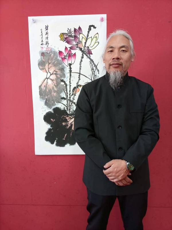 指墨写荷，大写心源 —— 当代齐派传人王雄的艺术世界
