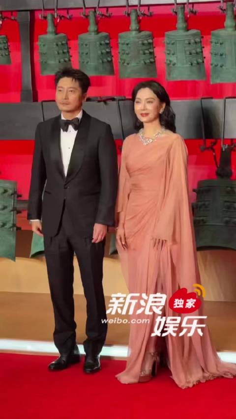 陈数郭京飞今日亮相飞天奖颁奖典礼现场