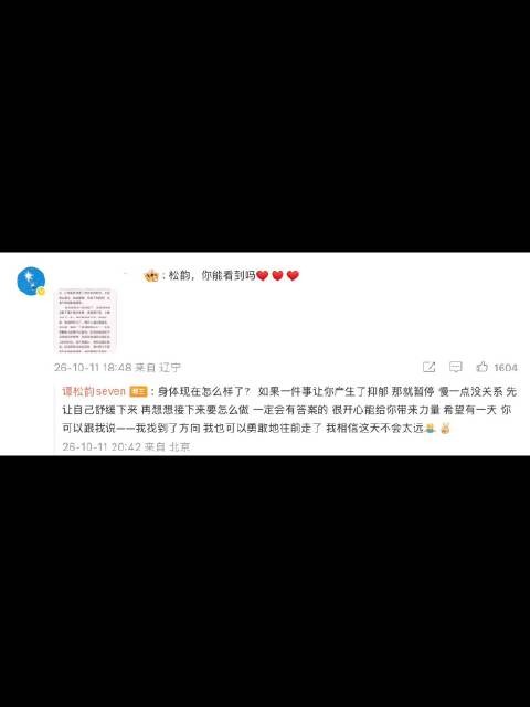 谭松韵治愈系回复