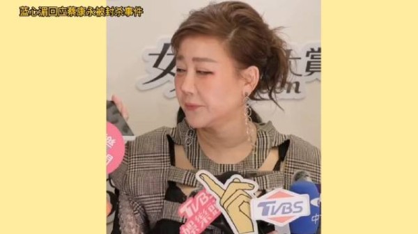 蓝心湄回应蔡康永被封杀事件:我妈妈是长沙人,每年都要陪她回去