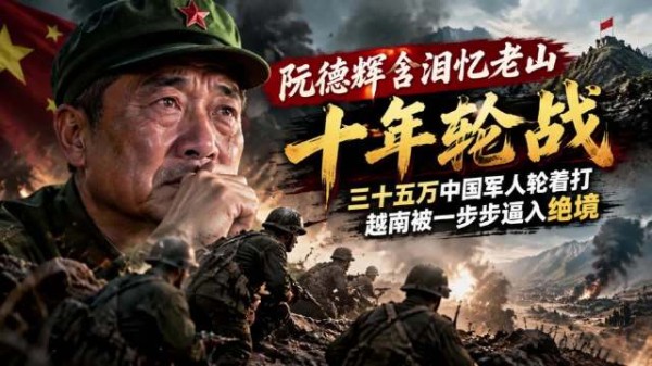阮德辉含泪忆老山十年轮战：三十五万中国军人轮着打，越南被一步步逼入绝境