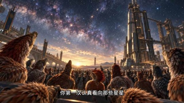 原创科幻短片设恐龙未灭绝发展科技火箭升空失控坠落