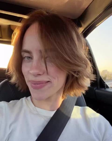 剪了短发的Billie