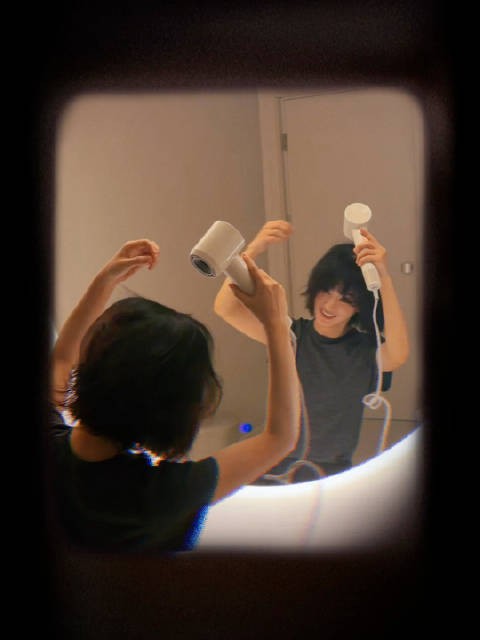 在洗了在洗了，明天从头搓