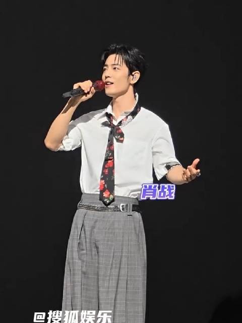 肖战南京演唱会用南京话打招呼,出道十周年珍惜登台唱歌机会