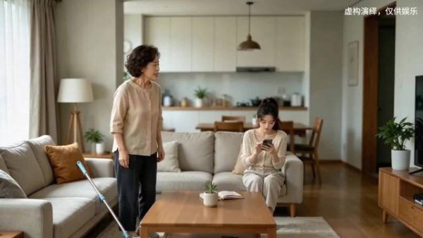 婆婆心疼儿子赚钱辛苦，儿媳把老公叫来，先怪他挣得太少