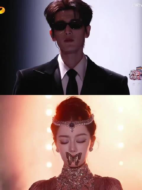 迪丽热巴张凌赫给内娱留部现偶吧