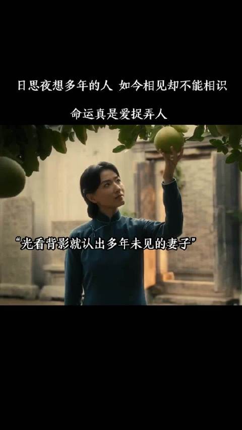 日思夜想多年的人，如今相见却不能相识，命运真是爱捉弄人