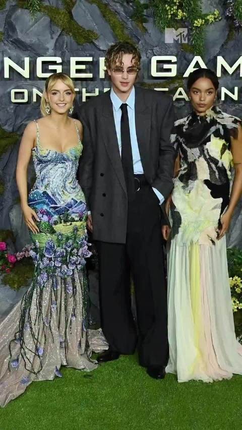 Whitney Peak穿Chanel 2026春夏高定亮相饥饿游戏伦敦首映