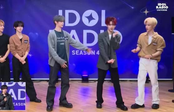 闭眼摸动作猜歌环节! ➡️:catch catch ➡️:하지하지마