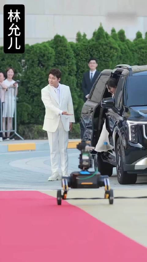 青龙红毯申慧善金高银礼服素雅，林允儿亮相
